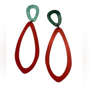 Anthropology by Sibilia Sinatra two tone Earrings